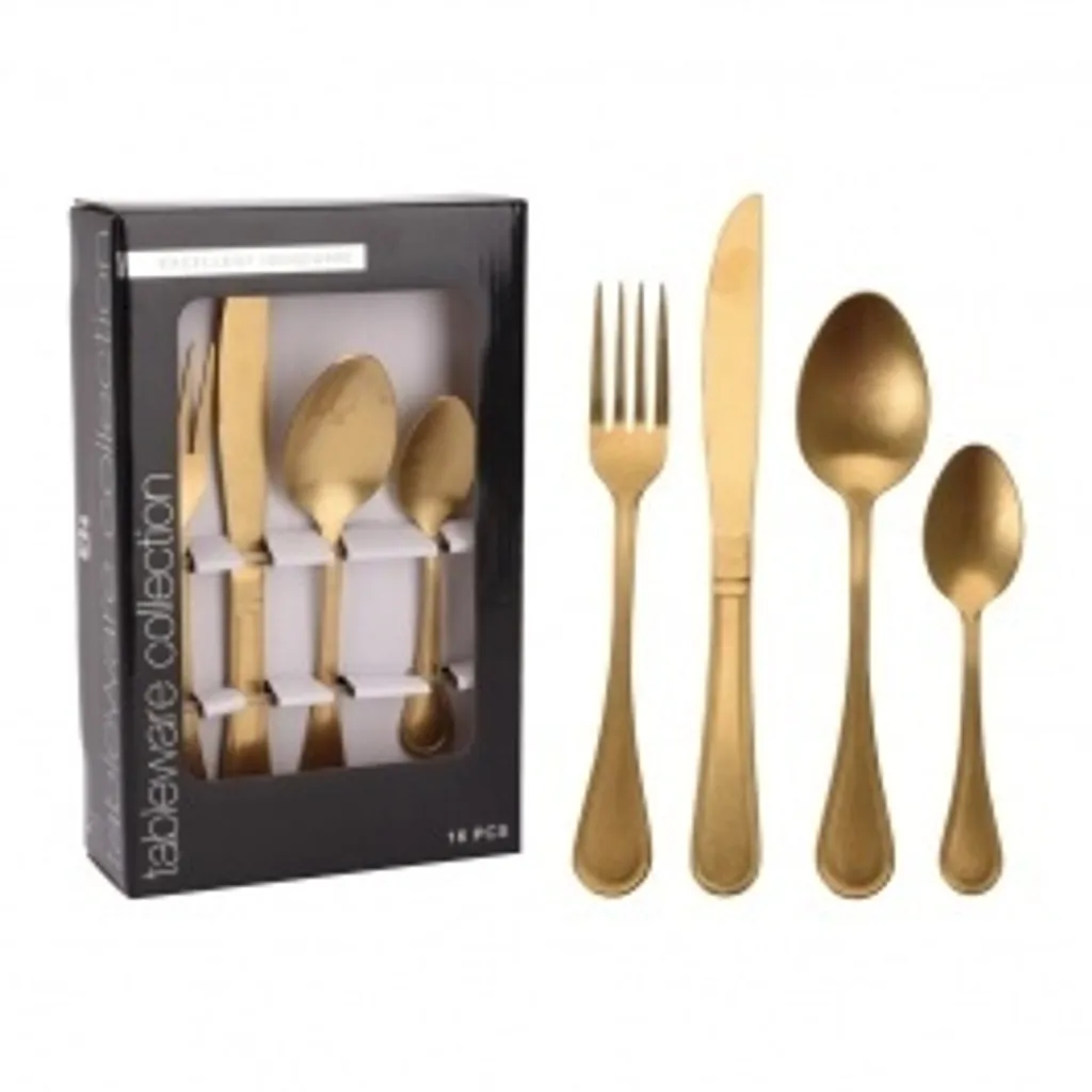 Ta Collection Ta Collection Besteckset - 16 Teile - Antique Gold